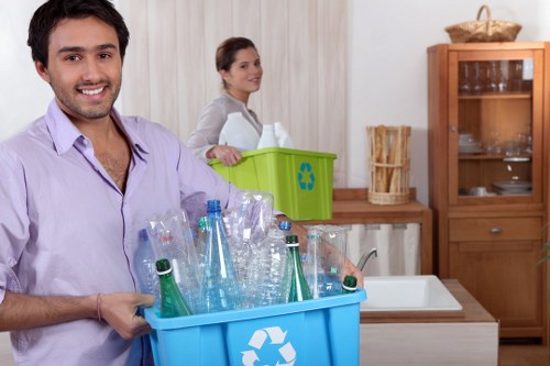 Experienced team handling business waste