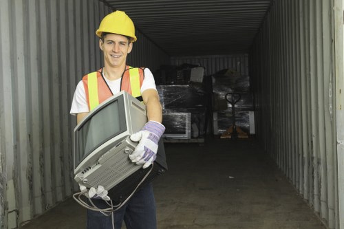 Consolidation at a licensed transfer station for recycling